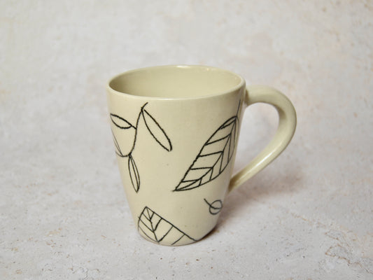 Tassa llapis ceràmic negre